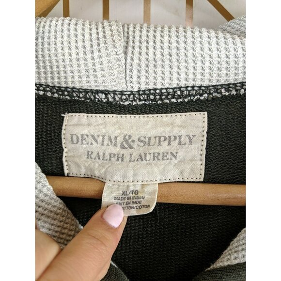 Denim Supply Ralph Lauren Zip Up Jacket Printed Size XL Cotton - Picture 5 of 7